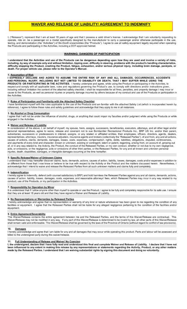 CKMP Waiver Page 2